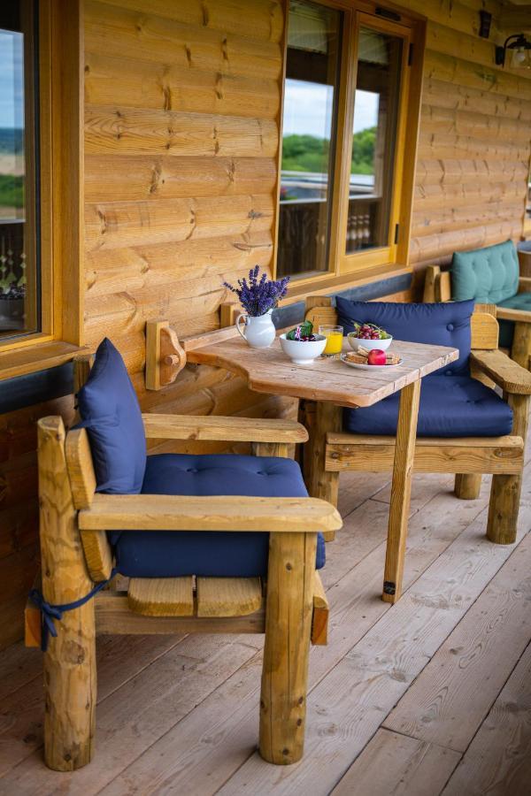 Luxury Log Cabin With A Hot Tub Stone  Exterior photo